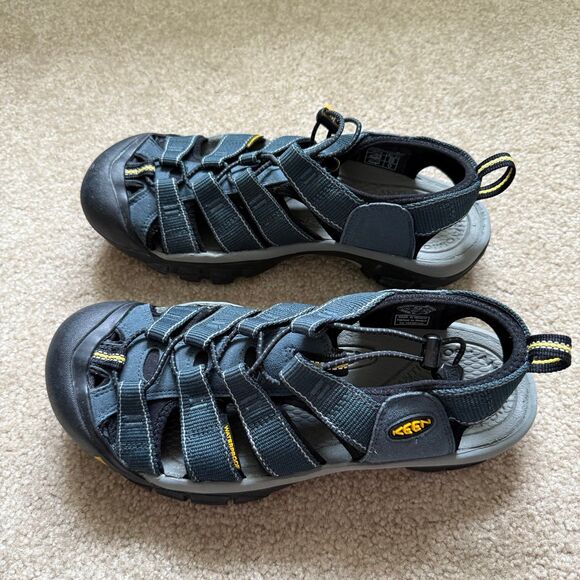 Keen Newport H2 Mens 8.5 Sandals Closed Toe Hiking Water Shoes Fishing Blue main image 6